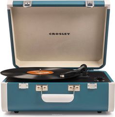 Crosley Portfolio Portable, Turquoise White  