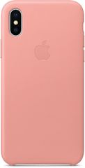 Apple Leather Case   iPhone X, Soft Pink