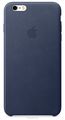 Apple Leather Case   iPhone 6s Plus, Midnight Blue