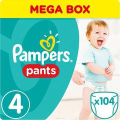 Pampers Pants  8-14  ( 4) 104 