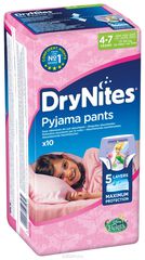 Huggies -   DryNites 4-7  10 