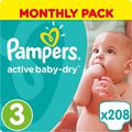 Pampers  Active Baby-Dry 5-9  Midi 208 