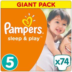 Pampers Sleep & Play  5 11-18  74 