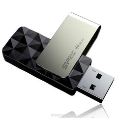 Silicon Power Blaze B30 64GB, Black USB- 
