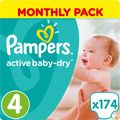 Pampers  Active Baby-Dry 8-14  Maxi 174 