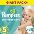 Pampers  Active Baby-Dry 11-18  ( 5) 88 