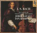 Jordi Savall, Ton Koopman. Bach. Die Sonaten Fur Viola Da Gamba Und Cembalo