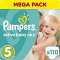 Pampers  Active Baby-Dry 11-23  ( 5) 110 