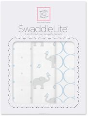 SwaddleDesigns   SwaddleLite PB Elephant Chickies 3  SD-478PB