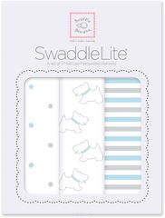 SwaddleDesigns   SwaddleLite Pstl Blue Little Doggie 3 