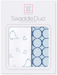 SwaddleDesigns   Swaddle Duo BL Big Chickies 2 