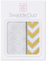 SwaddleDesigns   Swaddle Duo Yellow Chevrons 2 