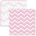 SwaddleDesigns   Swaddle Duo Lolli Chevron Pink 2 