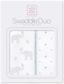 SwaddleDesigns   Swaddle Duo SC Elephant Chickies 2 