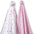 SwaddleDesigns   Swaddle Duo PK Chickies Chevron 2 