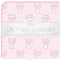 SwaddleDesigns   Ultimate Gray Fox Pink