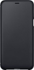 Samsung Wallet Cover   Samsung Galaxy A6+ (2018), Black