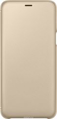 Samsung Wallet Cover   Samsung Galaxy A6+ (2018), Gold