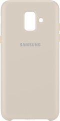 Samsung Dual Layer Cover   Galaxy A6 (2018), Gold