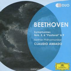 Claudio Abbado, Berliner Philharmoniker. Beethoven. Symphonies Nos. 5, 6  & 9 (2 CD)