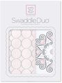SwaddleDesigns   Swaddle Duo Pink Mod Medallion 2 