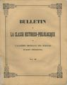 Bulletin de La Classe Historico-Philologique de L'Academie imperiale des Sciences. Tome III, 1847