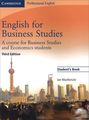 English for Business Studies Third edition Student's Book