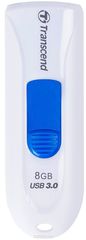 Transcend JetFlash 790 8GB, White Blue USB-