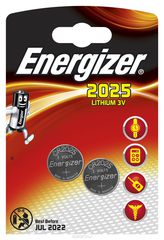  Energizer "Lithium",  CR2025, 3V, 2 