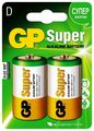    GP Batteries "Super Alkaline",  D, 2 