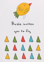 Birdie Invites You to Fly. 