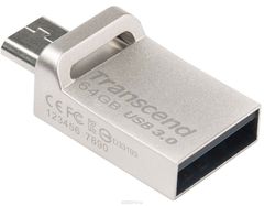 Transcend JetFlash 880 64GB, Silver USB-