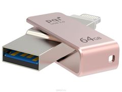 PQI iConnect mini 64GB, Rose Gold -