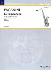 Niccolo Paganini: La Campanella: Opus 7: For Alto Saxophone and Piano