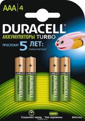   Duracell "HR03-4BL", 850 mAh, , 4 