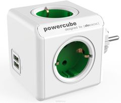 Allocacoc PowerCube Original USB, Green  