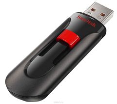 SanDisk Cruzer Glide 256GB, Black Red USB-