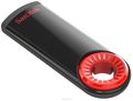 SanDisk Cruzer Dial 16GB, Black Red USB-