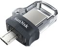 SanDisk Ultra Dual M3.0 64GB, Black USB-