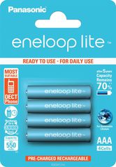  Panasonic Eneloop R03 AAA lite Ni-MH 550 , 4 