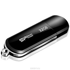 Silicon Power LuxMini 322 32GB, Black USB-