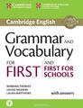 Grammar and Vocabulary for First and First for Schools Book with Answers and Audio