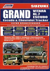 Suzuki Grand Vitara. Grand Vitara XL.7. Grand Escudo. Escudo and Chevrolet Tracker and Mazda Levante.  1997-2006 .     G16A (1,6 ), J20A (2,0 ), H25A (2,5 ), H27A (2,7 ).      