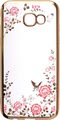 Skinbox 4People Silicone Chrome Border Color Style 1 -  Samsung Galaxy A5 (2017), Pink