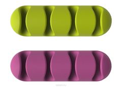 Bluelounge CableClip Multi, Violet Green   