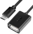 Greenconnect GCR-MB4AF-AA2S, Black - OTG microUSB (0,5 )