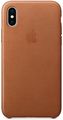 Apple Leather Case, Saddle Brown   iPhone X