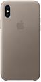 Apple Leather Case, Taupe   iPhone X