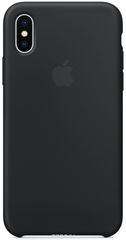 Apple Silicone Case, Black   iPhone X