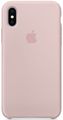 Apple Silicone Case, Pink Sand   iPhone X